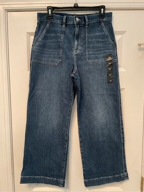J. Crew Wide Leg Crop Jeans